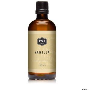PJ Fragrance Oil Vanilla 100mlCandle Scents Soap MakingDiffuser Oil Fresh Scents